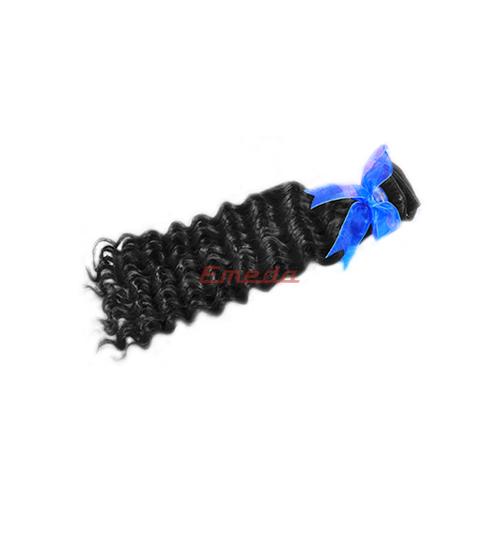 Popular cheap factory sale perfect black lady Mongolian remy hair extensions